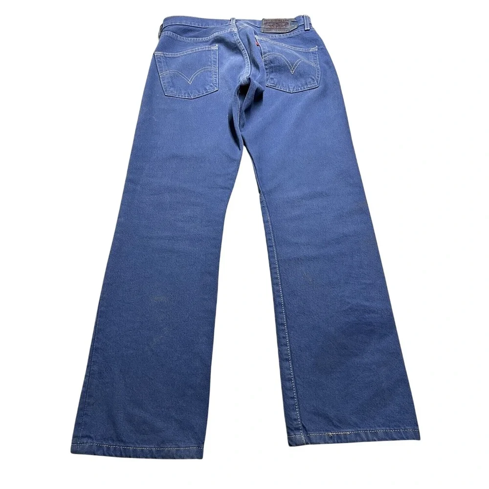 Vintage Levi's 501xx Jeans 32x30‎ Blue Denim Button Fly Y2K Straight Leg